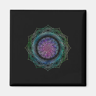 Imã Yoga Geometria Sagrada Arte Boho Fluxo Espiritual 