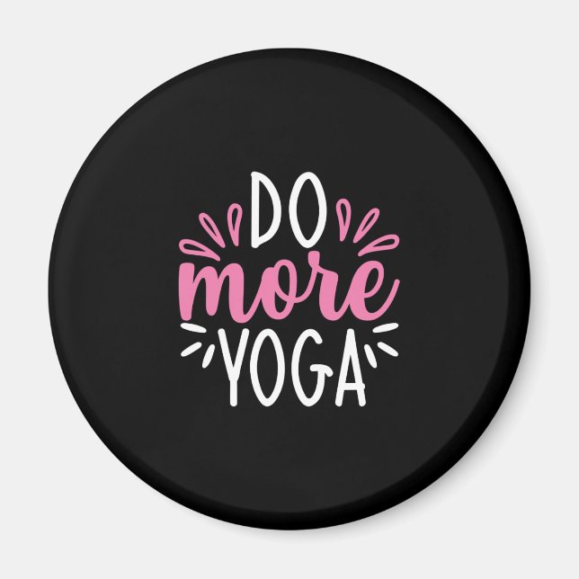 Imã Yoga Lover | Fazer mais ioga (Frente)