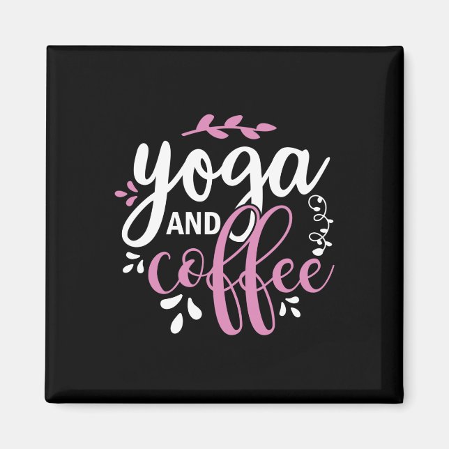 Imã Yoga Lover | Ioga E Café (Frente)