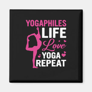 Imã Yoga Lover Yoga Life Love Yoga Repetir