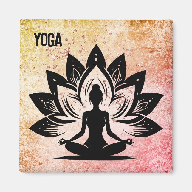 Imã Yoga Mood Magnet (Frente)