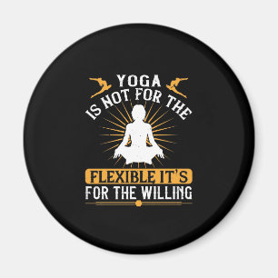 Imã Yoga não é flexível. É para quem quer