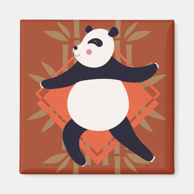 Imã Yoga Panda (Frente)