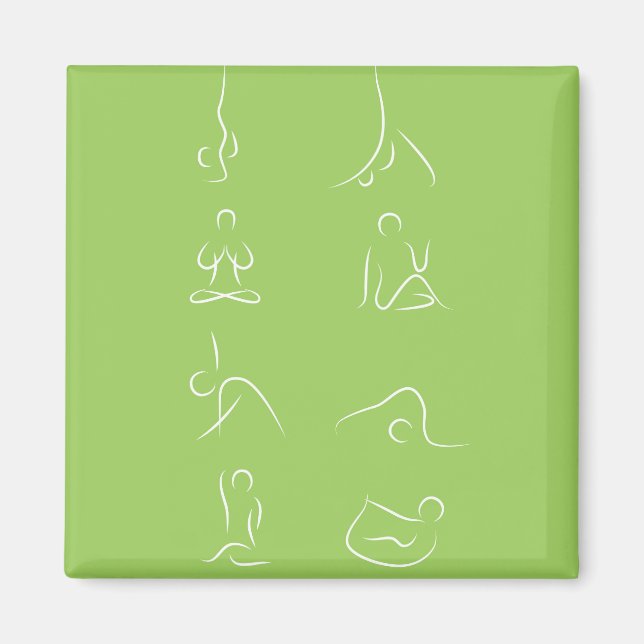 Imã Yoga Poses (Frente)
