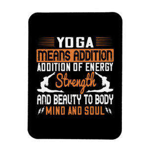 Ímã Yoga Significa Adição de Energia, Mente e Alma