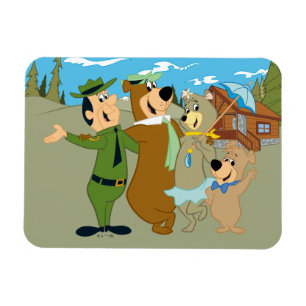 Ímã Yogi Bear e Amigos Warm Bem-vindos