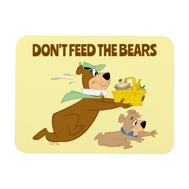 Ímã Yogi Bear e Boo Picnic Pânico (Horizontal)