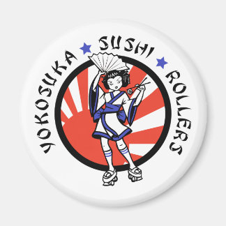 Imã Yokosuka Sushi Roller Magnet