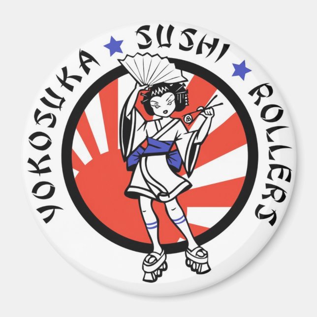 Imã Yokosuka Sushi Roller Magnet (Frente)