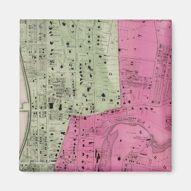 Imã Yonkers, NY Atlas (Frente)