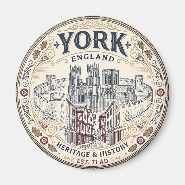 Imã York, Inglaterra (Frente)