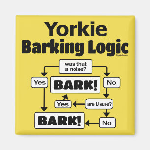 Imã Yorkie Barking Logic
