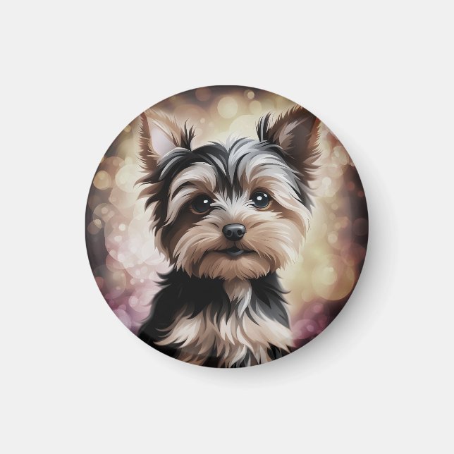 Imã Yorkie, Cachorro, Pet (Frente)
