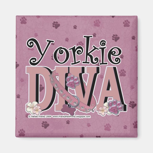 Imã Yorkie DIVA (Frente)