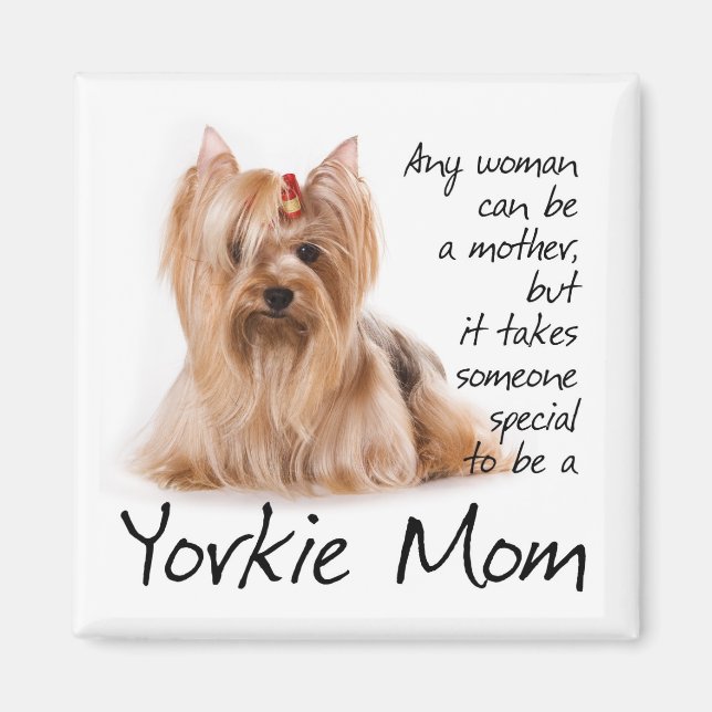 Imã Yorkie Mãe Magnet (Frente)