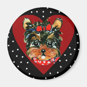 Imã Yorkie Poo Fofo