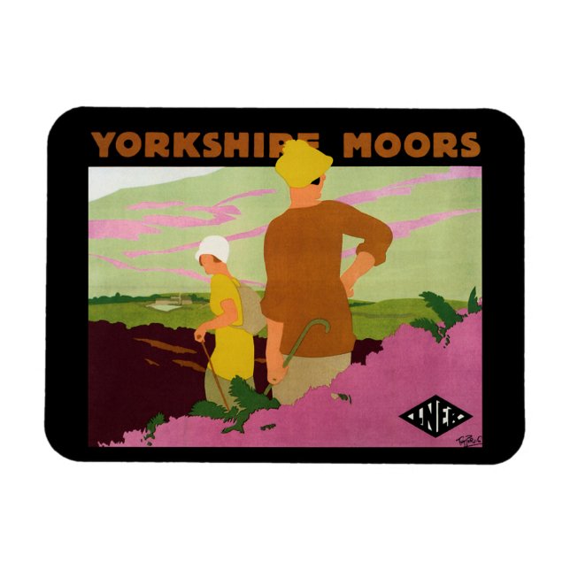 Ímã Yorkshire Moors (Horizontal)