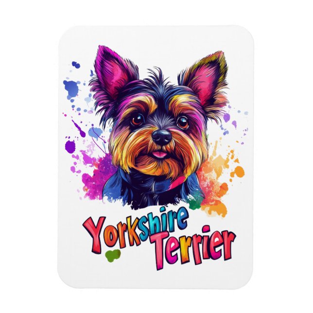 Ímã Yorkshire Terrier  (Vertical)