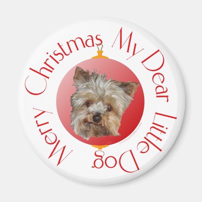Imã Yorkshire Terrier de Natal (Frente)