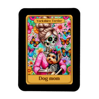 Ímã Yorkshire Terrier Dog Mãe Tarot Card Magnet