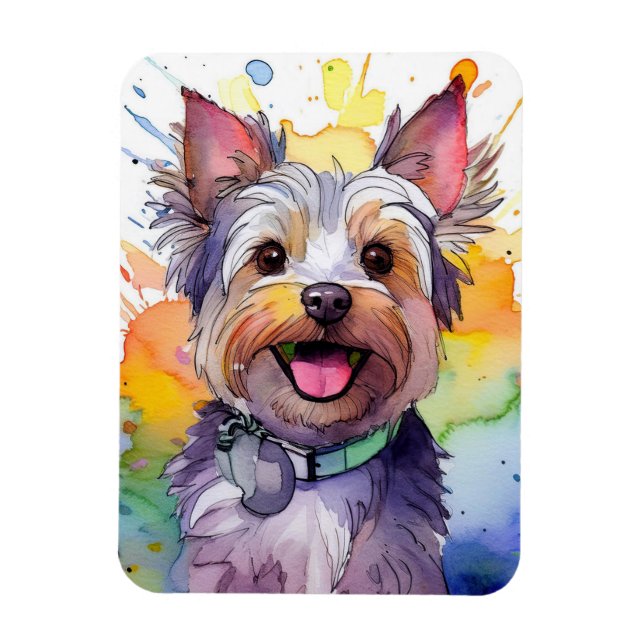 Ímã Yorkshire Terrier Dog Photo Magnet (Vertical)