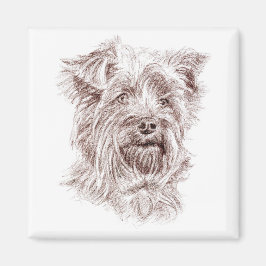 Imã Yorkshire Terrier Drawing