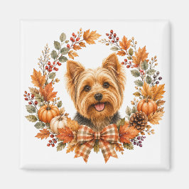 Imã Yorkshire Terrier Outono