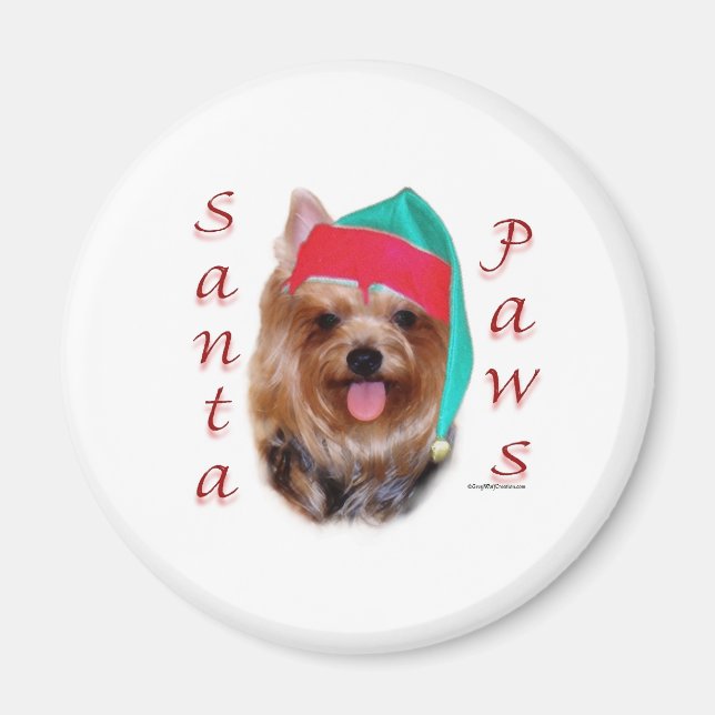 Imã Yorkshire Terrier Papais noeis Paws (Frente)