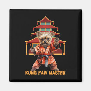 Imã Yorkshire Terrier Yorkie Karatê Artes Marciais Eng