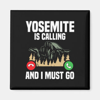 Imã Yosemite Está Chamando Eu Devo Ir Férias Parque Na