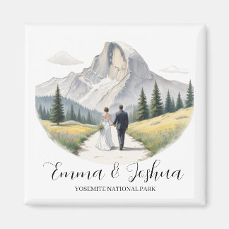 Imã Yosemite National Park Wedding Magnet - Personaliz