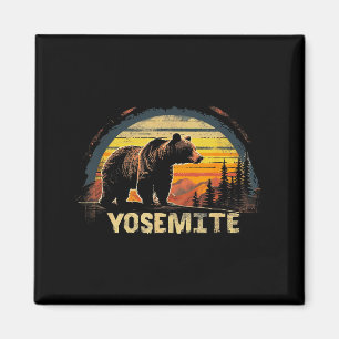 Imã Yosemite - parque nacional dos EUA vintage 