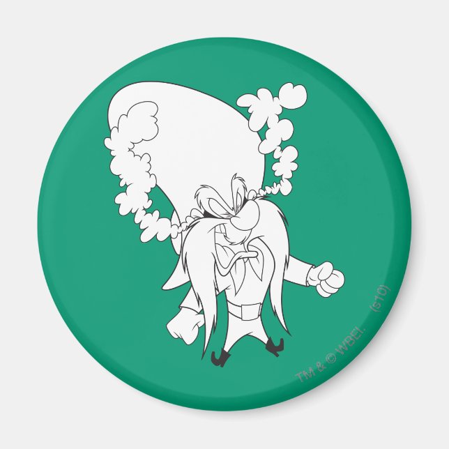 Imã Yosemite Sam está fumando (Frente)