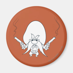 Imã Yosemite Sam Fumando Armas