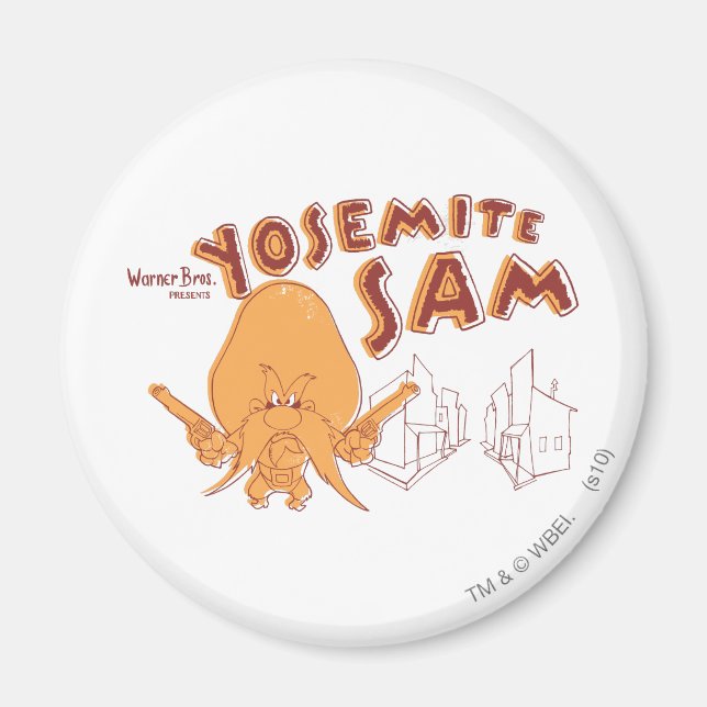 Imã Yosemite Sam Warner Bros. Apresenta (Frente)