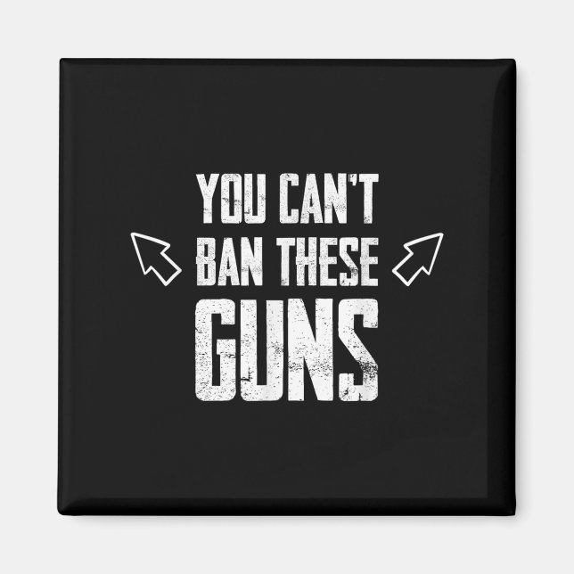 Imã You Can't Ban These Guns Anti Democrat Funny Gym W (Frente)