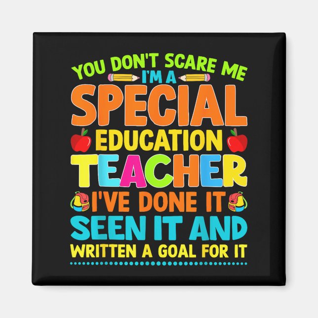 Imã You Don't E Me I'm A Special Education Teacher Men (Frente)