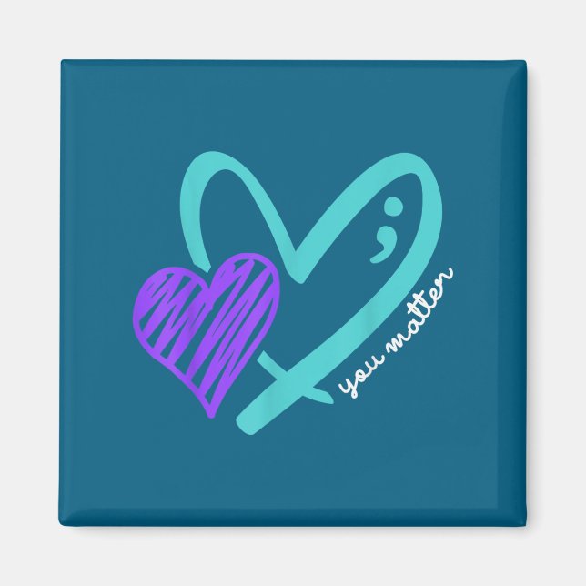 Imã You Don't Let Your Story End Suicide Awareness  (Frente)