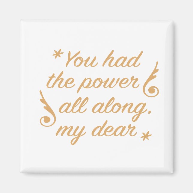 Imã You Had the Power All Along (Frente)