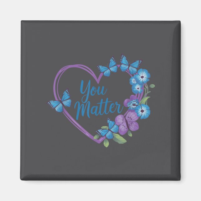 Imã You Heart Suicide Prevention Awareness  (Frente)