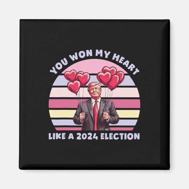 Imã You Won My Heart Like A 2024 Election Funny Trump  (Frente)