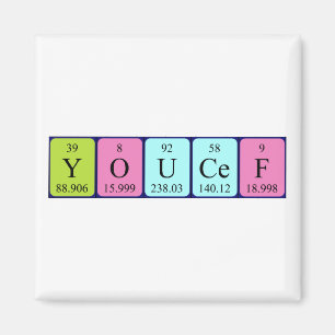 Imã Youcef mesa periódica ímã