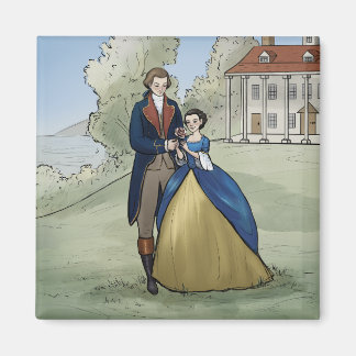Imã Young George e Martha Washington no Monte Vernon