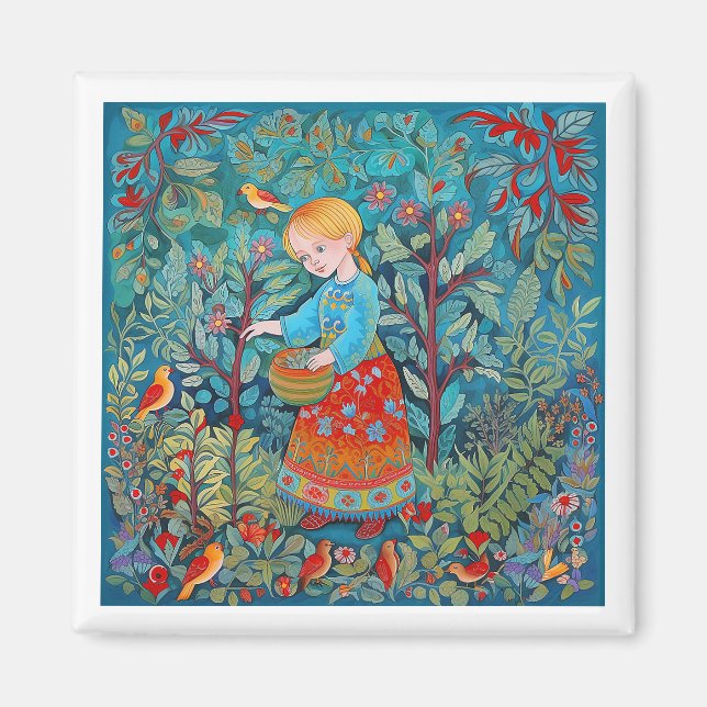 Imã Young Healer Girl (Frente)