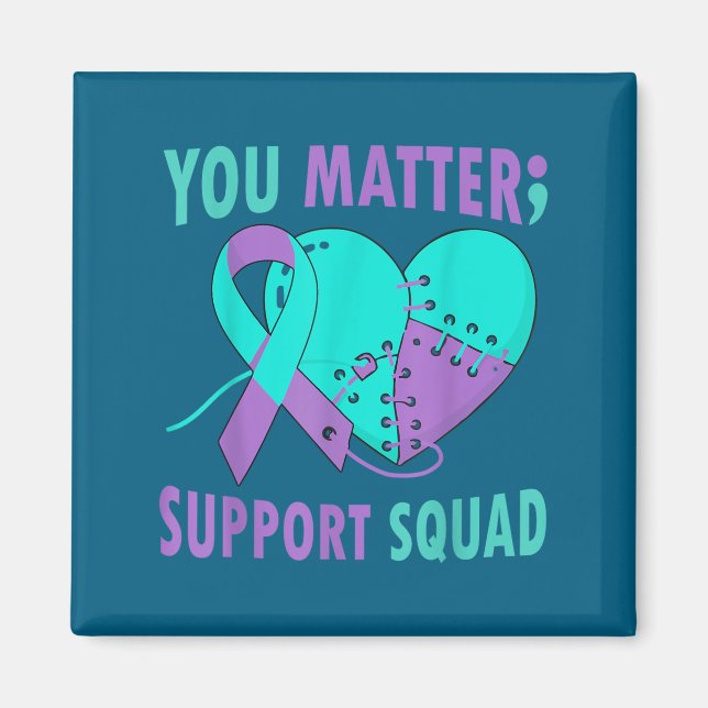 Imã Your Life S Semicolon Suicide Prevention Awareness (Frente)