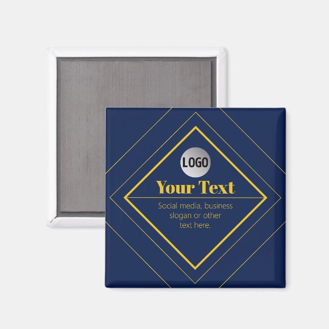 Imã Your Logo & Customizable Design Template (Front/Back)