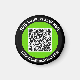 Imã Your QR Code Branded Promotional Magnet Example