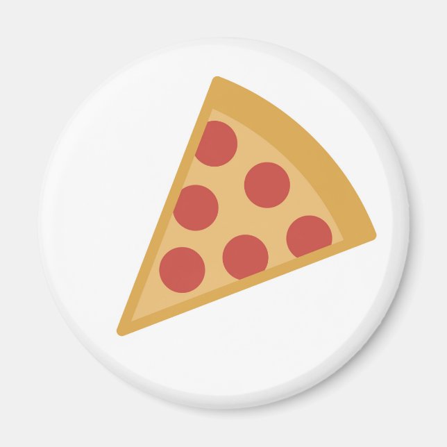 Imã Yummy Pizza Emoji (Frente)