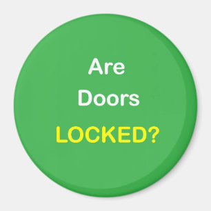 Imã z94 - O ~ magnético do lembrete É PORTAS FECHADO