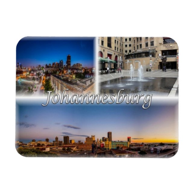 Ímã ZA África do Sul - Joanesburgo - (Horizontal)
